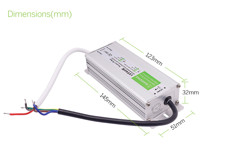 Waterproof IP67 Electronic LED Driver