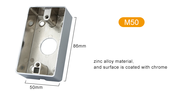 Interrupteur étanche boîtier métallique en alliage de zinc-M50