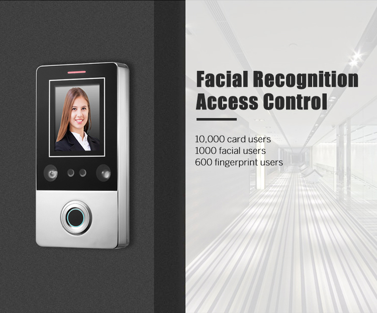 Système de contrôle d'accès à reconnaissance faciale en métal