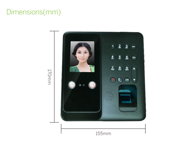 Dynamic facial fingerprint access control