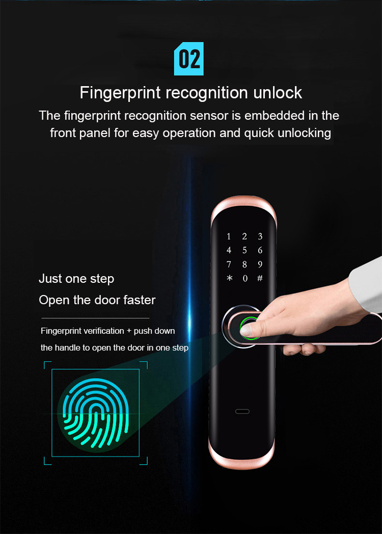 Tuya Fingerprint Door lock 