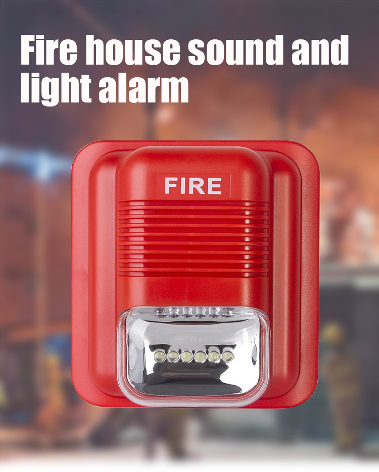 Alarme sonore et lumineuse incendie