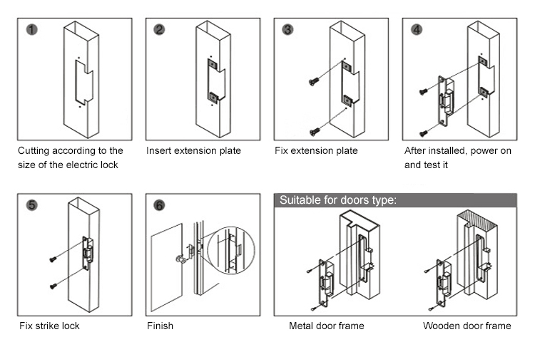 Electric strike lock