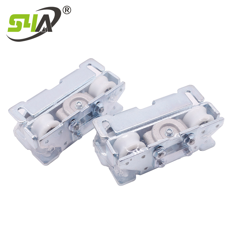 automatic doors with building