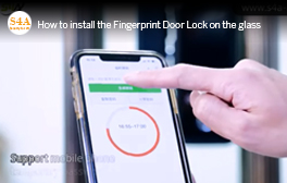  Comment Pour installer le verrou de la porte d'empreinte digitale sur le verre Porte? 
